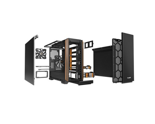 Корпус be quiet! SILENT BASE 601 ORANGE / midi-tower, E-ATX / 2x Pure Wings 2 140mm fans / BG025