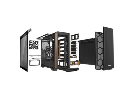 Корпус be quiet! SILENT BASE 601 WINDOW ORANGE / midi-tower, E-ATX, tempered glass side panel / 2x Pure Wings 2 140mm / BGW25