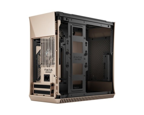 Корпус Fractal Design ERA ITX GOLD - TG / Mini-ITX / 1x80mm fan inc. / FD-CA-ERA-ITX-CHP