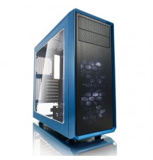 Корпус Fractal Design FOCUS G PETROL BLUE / ATX, mid tower, acrylic side window / 2x120mm LED fans inc. / FD-CA-FOCUS-BU-W                                                                                                                                