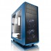 Корпус Fractal Design FOCUS G PETROL BLUE / ATX, mid tower, acrylic side window / 2x120mm LED fans inc. / FD-CA-FOCUS-BU-W