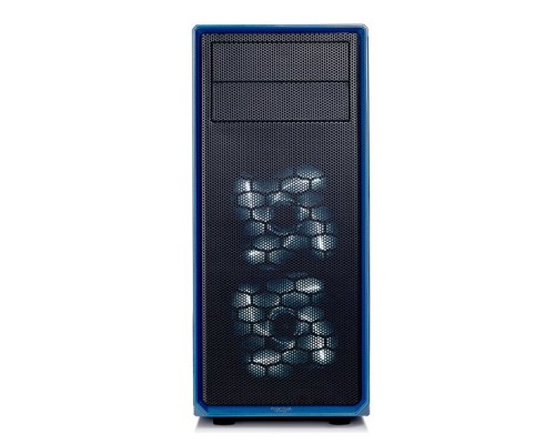 Корпус Fractal Design FOCUS G PETROL BLUE / ATX, mid tower, acrylic side window / 2x120mm LED fans inc. / FD-CA-FOCUS-BU-W