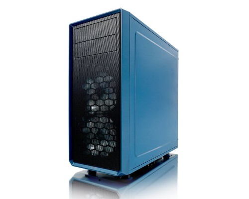 Корпус Fractal Design FOCUS G PETROL BLUE / ATX, mid tower, acrylic side window / 2x120mm LED fans inc. / FD-CA-FOCUS-BU-W