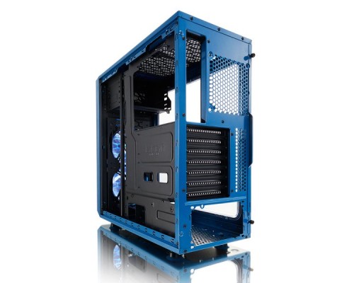 Корпус Fractal Design FOCUS G PETROL BLUE / ATX, mid tower, acrylic side window / 2x120mm LED fans inc. / FD-CA-FOCUS-BU-W