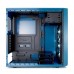 Корпус Fractal Design FOCUS G PETROL BLUE / ATX, mid tower, acrylic side window / 2x120mm LED fans inc. / FD-CA-FOCUS-BU-W