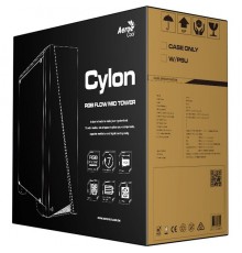 Корпус Aerocool Cylon без БП, боковое окно, Card Reader, RGB, ATX, черный                                                                                                                                                                                 