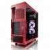 Корпус Fractal Design FOCUS G RED / ATX, mid tower, acrylic side window / 2x120mm LED fans inc. / FD-CA-FOCUS-RD-W