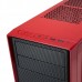 Корпус Fractal Design FOCUS G RED / ATX, mid tower, acrylic side window / 2x120mm LED fans inc. / FD-CA-FOCUS-RD-W