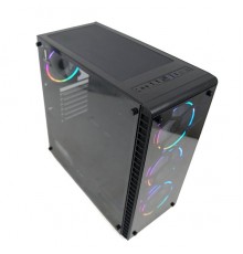 Корпус Powercase Attica G4 ARGB, Tempered Glass, 4х 120mm ARGB fan, fans controller & remote, черный, E-ATX  (CAGB-A4)                                                                                                                                    