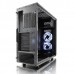 Корпус Fractal Design FOCUS G GUNMETAL GREY / ATX, mid tower, acrylic side window / 2x120mm LED fans inc. / FD-CA-FOCUS-GY-W