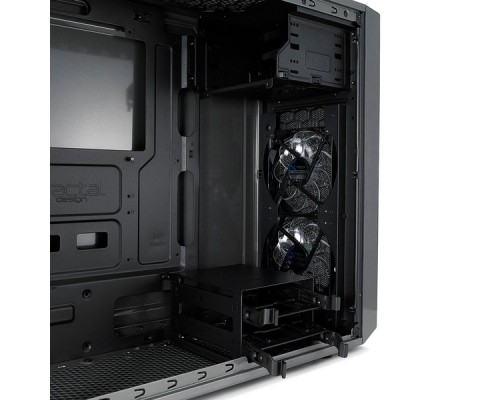 Корпус Fractal Design FOCUS G GUNMETAL GREY / ATX, mid tower, acrylic side window / 2x120mm LED fans inc. / FD-CA-FOCUS-GY-W