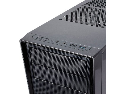 Корпус Fractal Design FOCUS G GUNMETAL GREY / ATX, mid tower, acrylic side window / 2x120mm LED fans inc. / FD-CA-FOCUS-GY-W