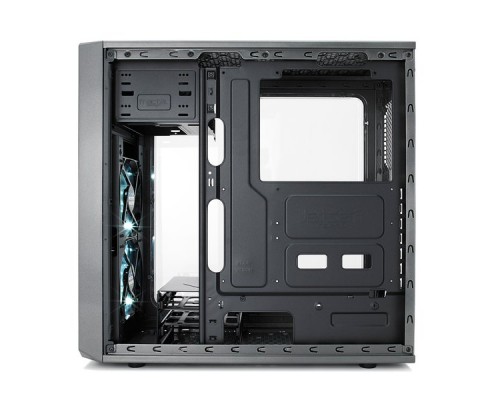 Корпус Fractal Design FOCUS G GUNMETAL GREY / ATX, mid tower, acrylic side window / 2x120mm LED fans inc. / FD-CA-FOCUS-GY-W