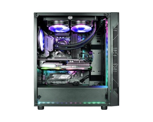 Корпус MSI MAG VAMPIRIC 010M / mid-tower, ATX, tempered glass side panel / 1x120mm RGB fan inc. / MAG VAMPIRIC 010M