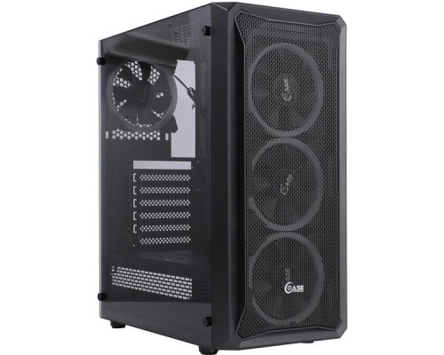 Корпус Powercase Mistral Z4 Mesh RGB, Tempered Glass, 4x 120mm RGB fan, чёрный, ATX  (CMIZB-R4)