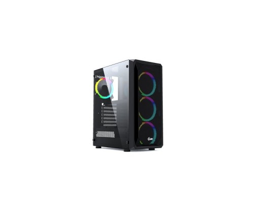 Корпус Powercase Mistral Z4 Mesh RGB, Tempered Glass, 4x 120mm RGB fan, чёрный, ATX  (CMIZB-R4)