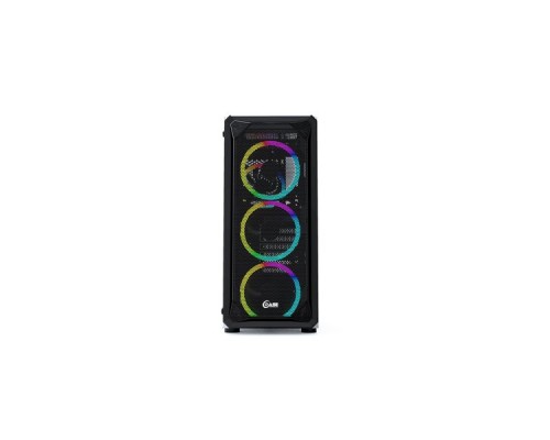 Корпус Powercase Mistral Z4 Mesh RGB, Tempered Glass, 4x 120mm RGB fan, чёрный, ATX  (CMIZB-R4)