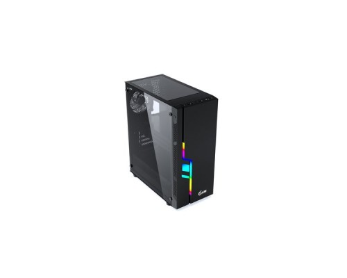 Корпус Powercase Maestro Z3 Black RGB, Tempered Glass, 3x 120mm fan, RGB strip, чёрный, ATX  (CMAZB-F3)