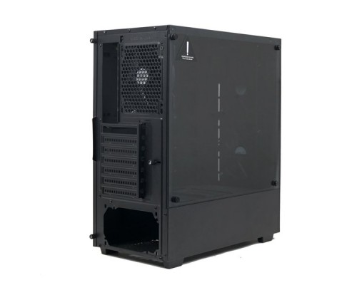 Корпус Powercase Alisio X3 Black, Tempered Glass, 3х 120mm fan, черный, ATX  (CAXB-F3)