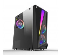Корпус 1STPLAYER RAINBOW R5 / ATX, tempered glass side panel / 3x 120mm LED fans inc. / R5-3R1                                                                                                                                                            