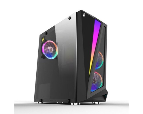 Корпус 1STPLAYER RAINBOW R5 / ATX, tempered glass side panel / 3x 120mm LED fans inc. / R5-3R1