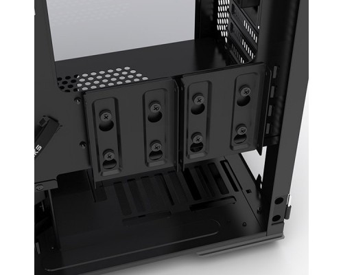 Корпус PHANTEKS Enthoo Evolv mATX Tempered Glass, Anthracite Grey Edition, RGB LED иллюминация, Micro ATX