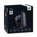Корпус 1STPLAYER DK DX BLACK / E-ATX, tempered glass, fans controller & remote / 3x 140mm RGB fans inc. / DX-BK-M1-PLUS