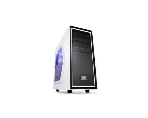 Корпус Deepcool TESSERACT SW WHITE без БП, боковое окно (акрил), белый, ATX