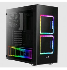 Корпус Aerocool Tor без БП, ATX, боковое окно, закаленное стекло, пульт ДУ, контроллер вентиляторов, черный                                                                                                                                               