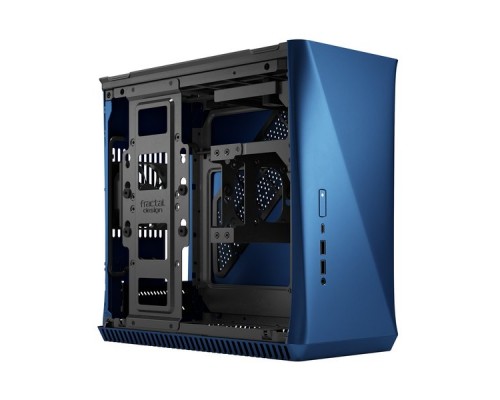 Корпус Fractal Design ERA ITX COBALT - TG / Mini-ITX / 1x80mm fan inc. / FD-CA-ERA-ITX-BU