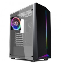 Корпус 1STPLAYER RAINBOW R6-A / ATX, tempered glass side panel / 1x 120mm LED fan inc. / R6-A-1R1                                                                                                                                                         