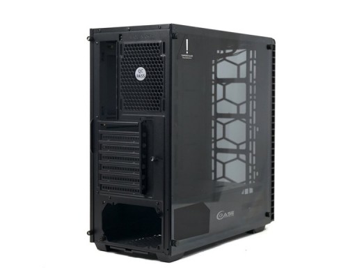 Корпус Powercase Attica G, Tempered Glass, черный, E-ATX  (CAGB-F0)