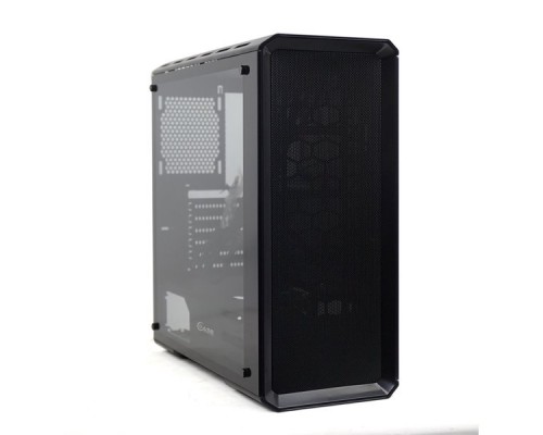 Корпус Powercase Attica D, Tempered Glass, черный, E-ATX  (CADB-F0)