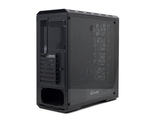 Корпус Powercase Attica D, Tempered Glass, черный, E-ATX  (CADB-F0)