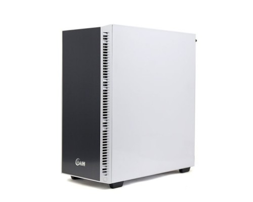 Корпус Powercase Alisio D3 White ARGB, Tempered Glass, 2х 120mm fan + 1x 120mm ARGB fan, ARGB Strip, черно-белый, ATX  (CADW-F2A1)