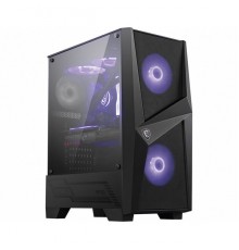 Корпус MSI MAG FORGE 100M / mid-tower, ATX, tempered glass side panel / 2x120mm RGB & 1x120mm system fans inc. / MAG FORGE 100M                                                                                                                           