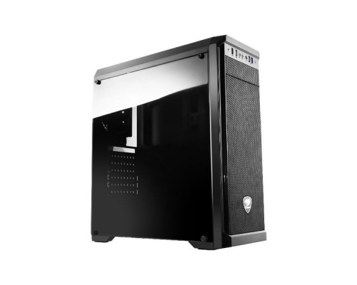 Корпус Cougar MX330-G, без БП, большое боковое окно из закалённого стекла, чёрный, ATX