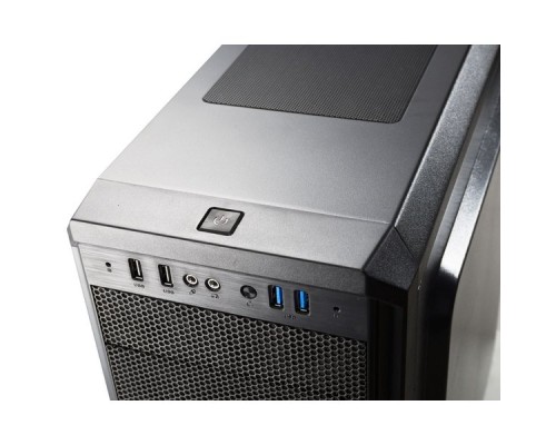 Корпус Cougar MX330-G, без БП, большое боковое окно из закалённого стекла, чёрный, ATX