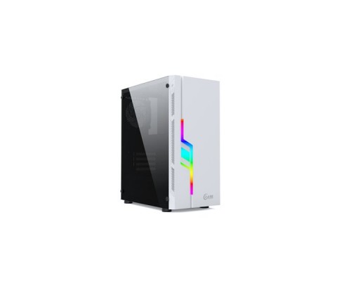 Корпус Powercase Maestro Z3 White RGB, Tempered Glass, 3x 120mm fan, RGB strip, белый, ATX  (CMAZW-F3)