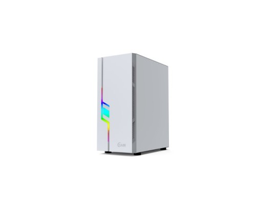 Корпус Powercase Maestro Z3 White RGB, Tempered Glass, 3x 120mm fan, RGB strip, белый, ATX  (CMAZW-F3)