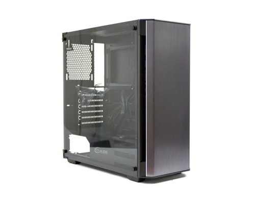 Корпус Powercase Attica Aluminium, Tempered Glass, черный, E-ATX (CAAB-F0)