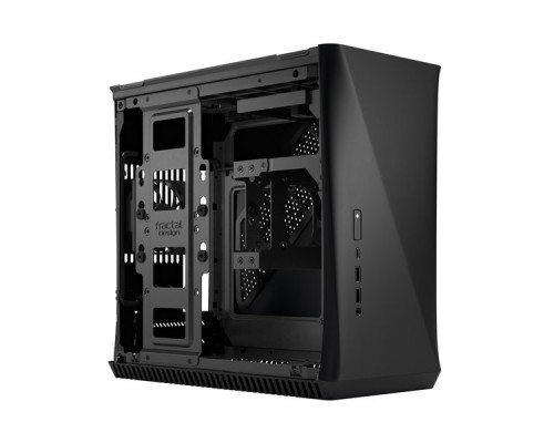 Корпус Fractal Design ERA ITX CARBON - TG / Mini-ITX / 1x80mm fan inc. / FD-CA-ERA-ITX-BK