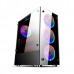 Корпус 1STPLAYER FIRE DANCING V6 / ATX, tempered glass side panels / 4x 120mm LED fans inc. / V6-4R1