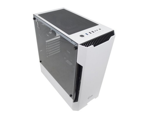 Корпус Powercase Alisio X3 White, Tempered Glass, 3х 120mm fan, белый, ATX  (CAXW-F3)