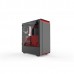 Корпус PHANTEKS Eclipse P300 Tempered Glass, Black-Red, RGB LED иллюминация, цельнометалический, Mid-Tower