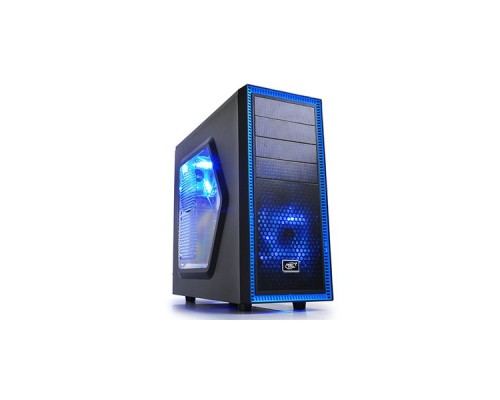 Корпус Deepcool TESSERACT SW без БП, боковое окно (акрил), черный, ATX