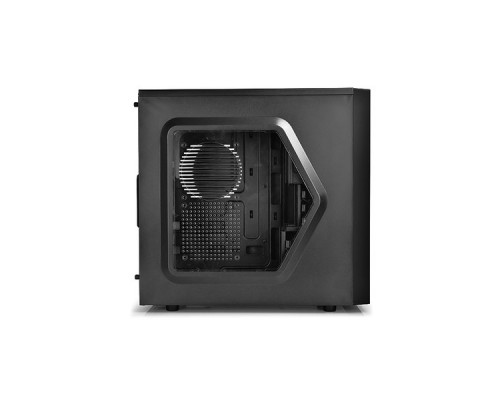 Корпус Deepcool TESSERACT SW без БП, боковое окно (акрил), черный, ATX