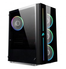 Корпус 1STPLAYER BLACK.SIR B7-A / ATX, tempered glass / 4x 120mm RGB fans inc. / B7-A-4M2                                                                                                                                                                 