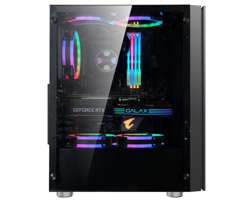 Корпус 1STPLAYER BLACK.SIR B7-A / ATX, tempered glass / 4x 120mm RGB fans inc. / B7-A-4M2