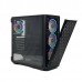 Корпус Powercase Attica Mesh M4 ARGB, Tempered Glass, 4х 120mm ARGB fan, fans controller & remote, черный, E-ATX  (CAMB-A4)